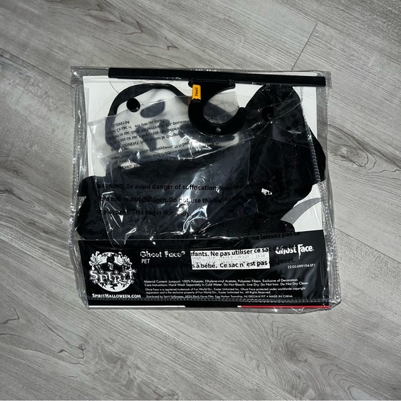 Ghost Face pet Halloween costume small 11-17 pounds - Picture 5 of 12